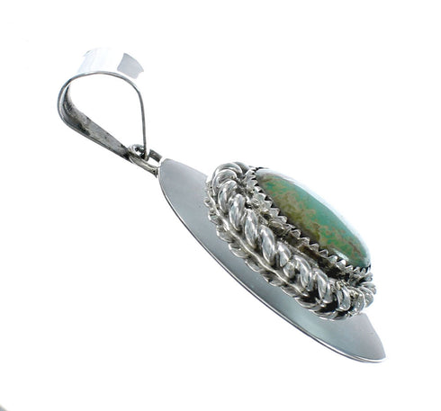 Sterling Silver Turquoise Navajo Pendant NN20561